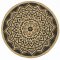 Mandala Print Round Rug