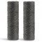 Georganics Fluoride Dental Floss Refill - Activated Charcoal - 2 x 50m
