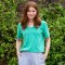 Kite Sandford V-Neck Slub Jersey T-Shirt - Cress