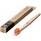 ecoLiving Kids Beech Wood Toothbrush - Fox - Orange Bristles