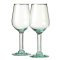 Tall Recycled Wine Glasses - Set of 2