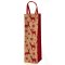 Reindeer Jute Bottle Bag
