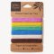 Wild & Stone Plastic Free Hair Ties - Multi Colour - Pack of 6