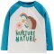 Frugi Nurture Nature Rainbow Raglan Top