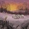 Amnesty International Christmas Cards - Winter Sunset - Pack of 10