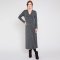 Nomads Wrap Front Midi Dress - Raven
