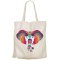 Recycled Cotton Tote Bag - Elephant