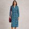 White Stuff Organic Annie Shirt Dress - Blue