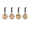 Konara Baubles - Gold Crackle - Set of 4