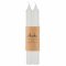 Rustic Soy Blend White Dinner Candle - Set of 2