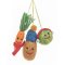 Felt Winter Veggies Hanging Tree Decorations - Set of 3