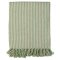 Ian Snow Recycled Striped Throw - Green