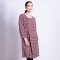 Nomads Pintuck Tunic Dress - Scarlet
