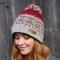 Iona Roll Back Beanie - Burgundy