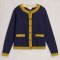 White Stuff Charlotte Organic Cardi - Dark Navy