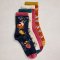 White Stuff Womens Woodland Organic Ankle Socks - 4 Pairs