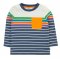 Frugi Navy Piran Pocket Top