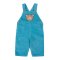 Frugi Boat Blue Bear Durgan Cord Dungarees