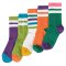 Frugi Rainbow Reed Rib Socks - 5 Pairs