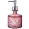 Recycled Glass Soap Dispenser - Pink