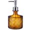 Recycled Glass Soap Dispenser - Amber