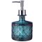 Recycled Glass Soap Dispenser - Prussian Blue