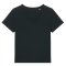 Organic Cotton Black V-Neck T-Shirt