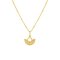 Vurchoo Art Deco Fan Gold Necklace