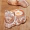 Terracotta Cat Tealight Holder