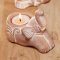 Terracotta Elephant Tealight Holder