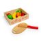 Bigjigs Toys Wooden Cutting Fruit Crate
