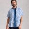 White Stuff Hayle Organic Short Sleeve Leaf Print Shirt
