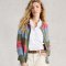 White Stuff Organic Lulu Stripe Cardi - Green Multi