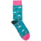 Doris & Dude Green Bikes Bamboo Socks - UK 3-7