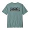 Patagonia Men's Boardshort Logo Pocket Responsibili-Tee - Blue Sage