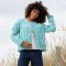 Kite Harbin Quilted Jacket Ocean Bloom