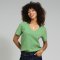 Kite Sandford V-Neck Slub Jersey T-Shirt Ivy
