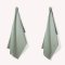 Wild & Stone Organic Cotton Tea Towel - Set of 2 - Moss Green