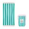 Dock & Bay Cabana Stripe Beach Towel - Pastel Pier - Large