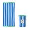 Dock & Bay Cabana Stripe Beach Towel - Blue Sky - Large