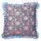 Sanganeri Block Printed Cushion Cover - Blue