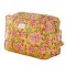 Sanganeri Block Printed Washbag - Yellow