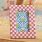 Check Photo Frame - Pink - 6x4"