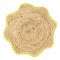 Wavy Jute Placemats - Yellow - Set of 2