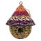 Munja & Reclaimed Sari Fabric Bird Nester