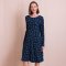 Nomads Textured Jersey Dress - Navy