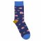 Doris & Dude Navy Pig Bamboo Socks - UK 7-11