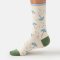 Thought Rainy Days Organic Cotton Crew Socks - White - UK 4-7