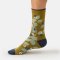 Thought Blackberry Bramble Organic Cotton Crew Socks - Chartreuse - UK 4-7