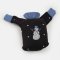 Thought Happy Snowman Organic Cotton Christmas Jumper Socks In a Bag - Black - UK 7-11